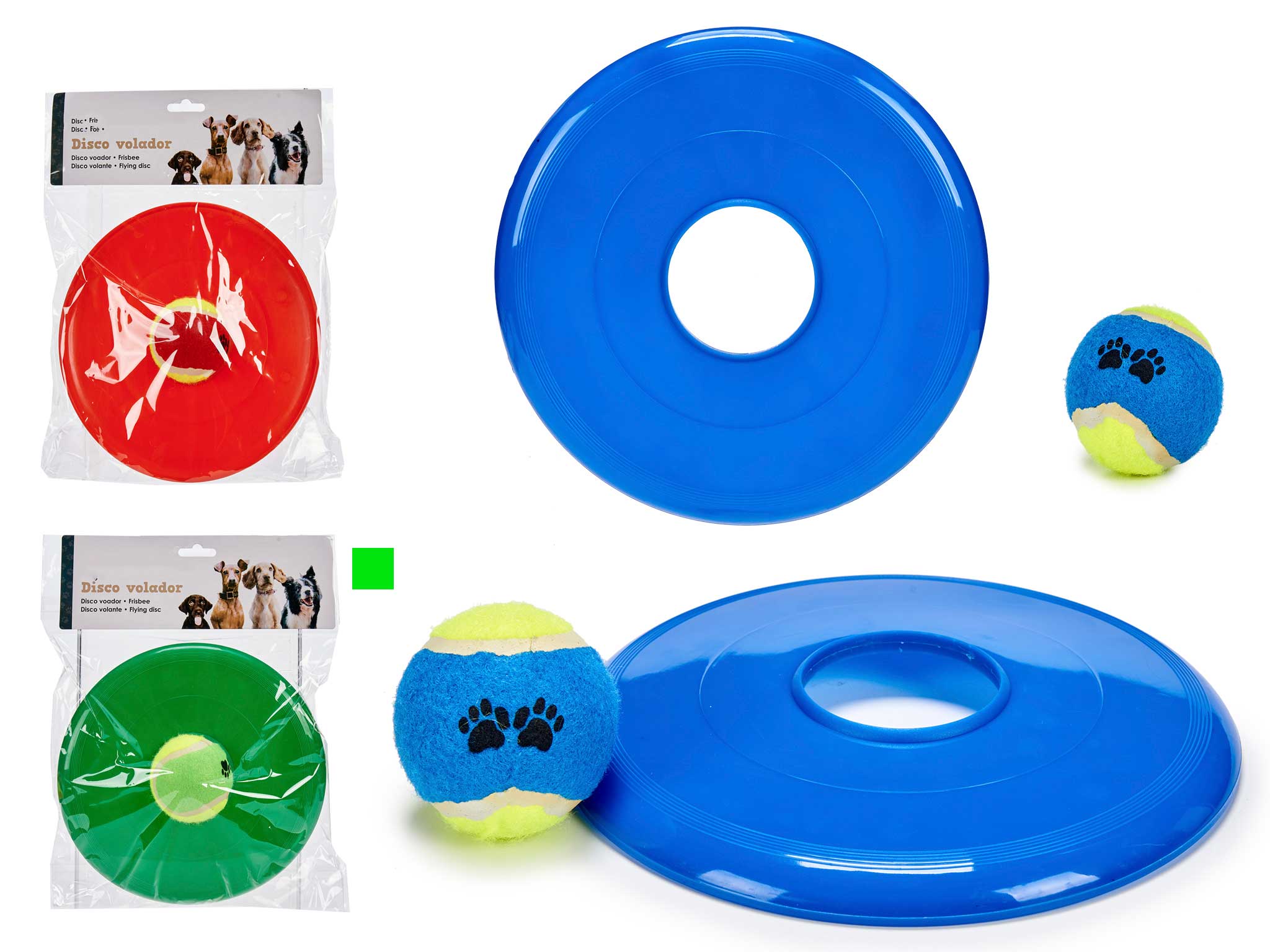 57261_AR DISCO CON PELOTA VERDE - Imagen 1