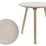 MESA AUX RED. BLANCA PUNTOS
