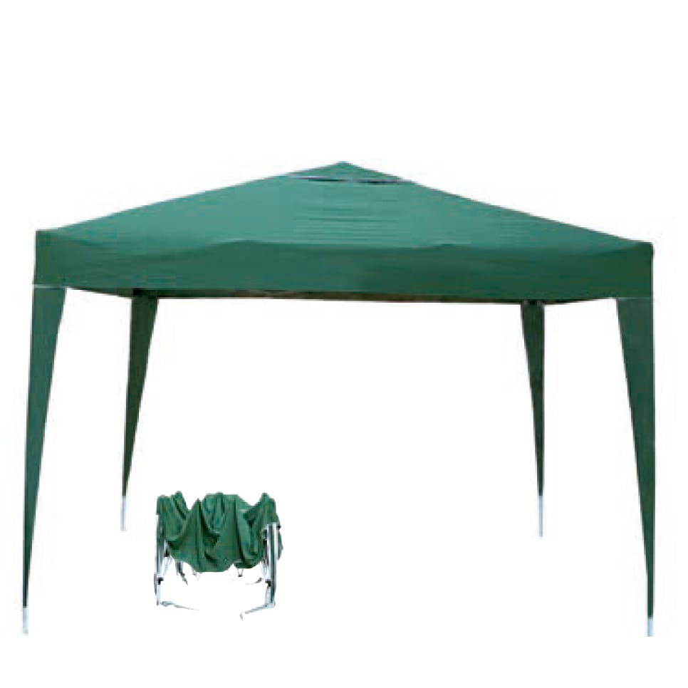 carpa plegable verde