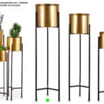 MACETERO METAL TRIPODE 24X94 CM