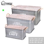 LOFT CAJA GRIS 68X35X35 CM