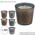 VELA GEOMET NEGRO 13,5X12,5 40 H