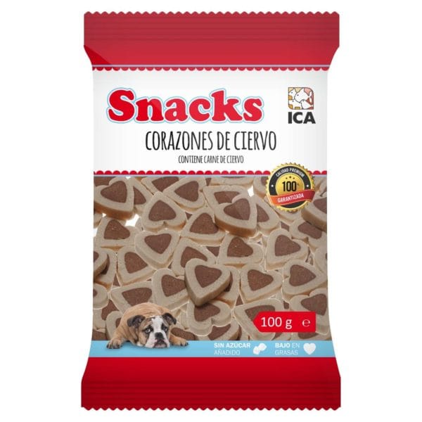 CHUCHES CORAZONES CIERVO 100 GRS