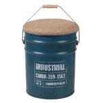 BIDON METAL AZUL 30X39,5 CM