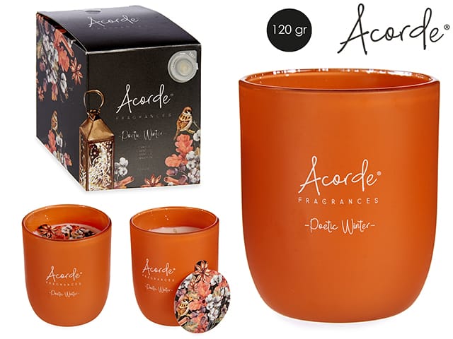 VASO VELA 120 GRS CANELA