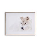 LIENZO MADERA LOBO 81,5x61,5x3