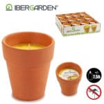 VELA VASO BARRO CITRONELA - Imagen 2