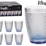 VASO PUNTOS 30 CL. AZUL COBALTO