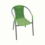 SILLA APILABLE FIBRA VERDE