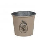 MACETA MARCHE FLEURS MARRON
