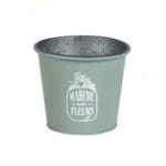 MACETA MARCHE FLEURS TURQUESA