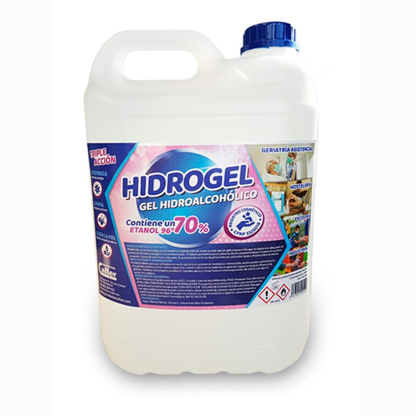 HIDRO-GEL-Gel-hidroalcohólico-3 HIDROGEL 5 L. - Imagen 1
