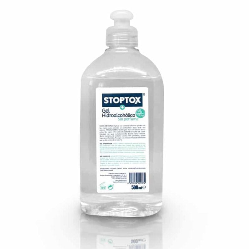 gel-hidroalcoholico-sanitizante-stoptox-500ml-para-la-higiene-de-manos-y-superficies HIDROGEL 500 ML. - Imagen 1