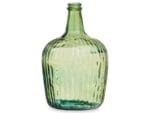 GARRAFA VIDRIO RAYADA 8 L VERDE