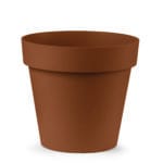 VASO CLEO 20 CM MARRON