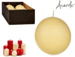 VELA BOLA CREMA 10 CM - Imagen 2