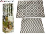 ALFOMBRA EXTERIOR ROMBOS GRIS BL - Imagen 2