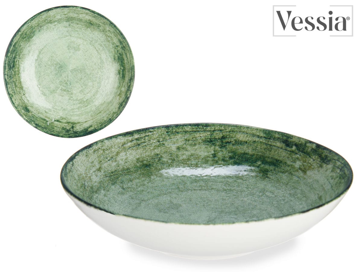 VAJILLA 18 PIEZAS VERDE OLIVA - Imagen 2