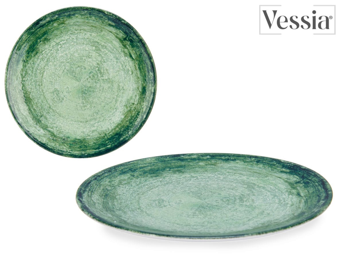 VAJILLA 18 PIEZAS VERDE OLIVA - Imagen 3