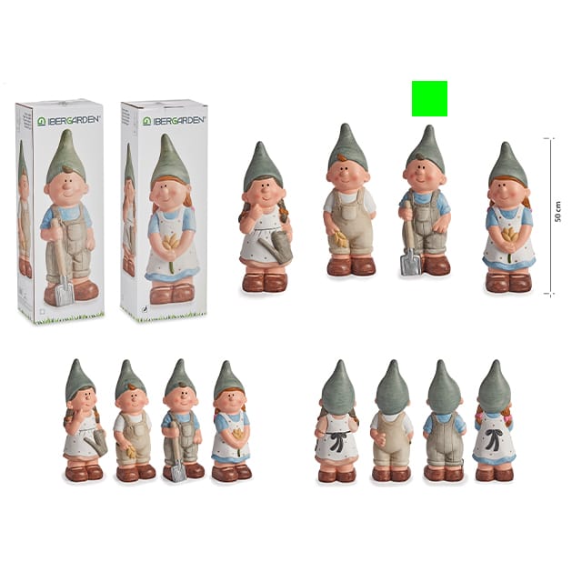 duende niño pala DUENDE NIÑO C/ PALA 50 CM - Imagen 1