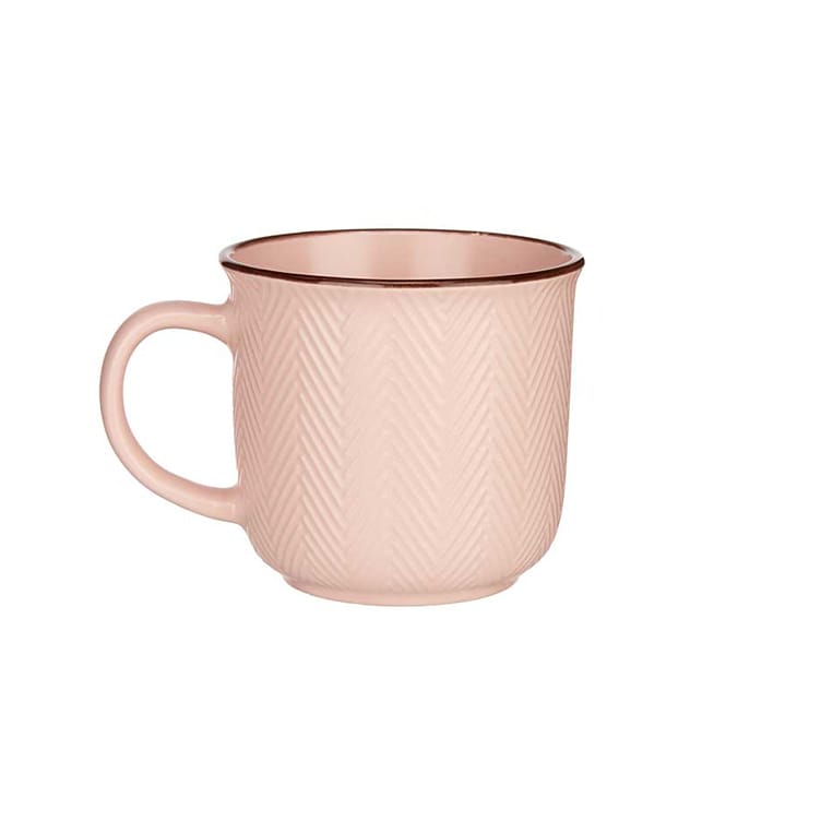 rosa taza TAZA DESAYUNO ROSA 460 ML - Imagen 1