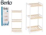 ESTANTERIA 3 ESTANTES BAMBU BL. - Imagen 2