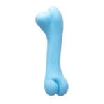 HUESO SILICONA AZUL 12 CM