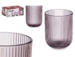 VASO BAJO ROSA RAYAS 270 ML. - Imagen 2