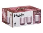 VASO BAJO ROSA RAYAS 270 ML. - Imagen 3
