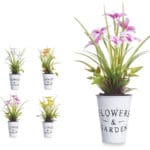 PLANTA FLOR ABIERTA BLANCA - Imagen 2