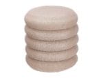 TABURETE TELA BEIGE OS 40X40X40