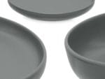 VAJILLA 18 PIEZAS GRES GRIS OSCU - Imagen 4