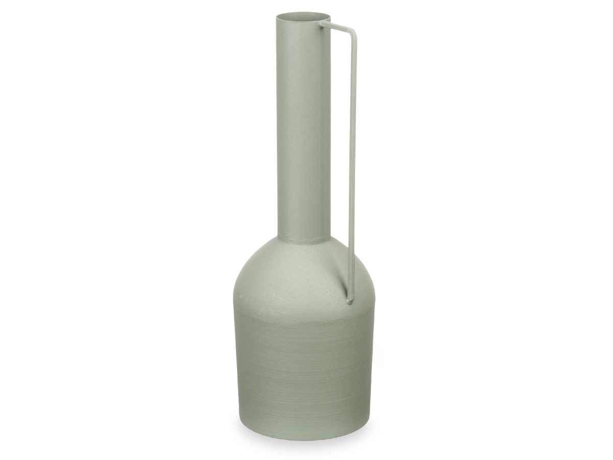 90913_1 JARRON ACERO ALTO VERDE PASTEL - Imagen 1