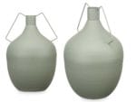 JARRON ACERO BOTELLA VERDE PAST - Imagen 2