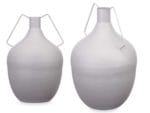 JARRON ACERO BOTELLA GRIS PAST - Imagen 2