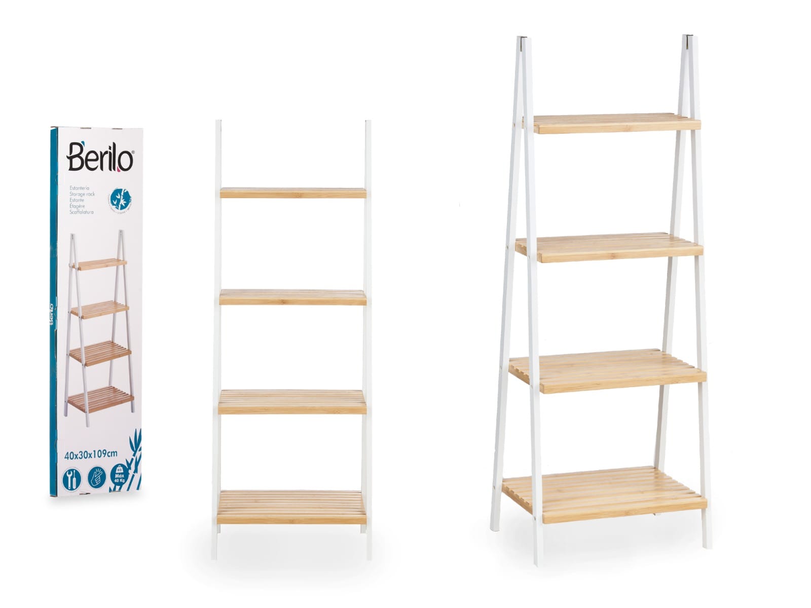 WhatsApp Image 2024-02-13 at 11.42.28 ESTANTERIA ESCALERA 4 ESTANTES B - Imagen 1