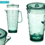 JARRA PLASTICO PUNTOS VERDE 2 L.