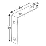 ESC. DE SILLA CINC. 30X30X16 MM4 - Imagen 2