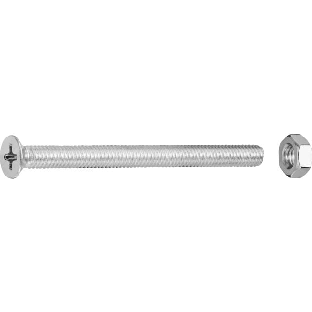 TORNILLO CAB. AVE. PH M4X50 DIN 965 (10) TUERCAS CAB.PLANA CINCADA 4x50 - Imagen 1