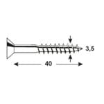 TORNILLOS UNIVER. GALV. 3,5X40 - Imagen 4