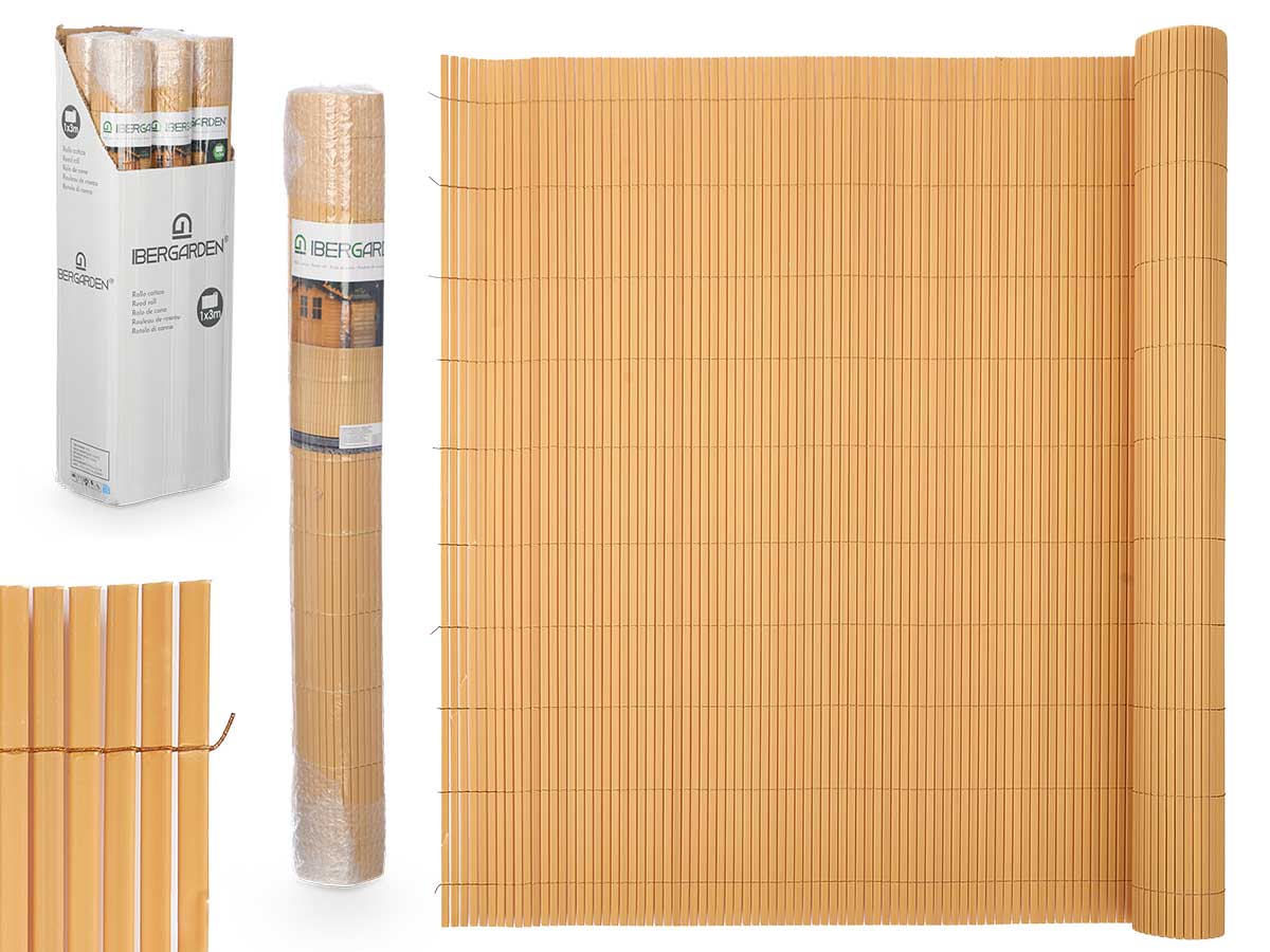 79939 ROLLO CAÑIZO VALLA BAMBU PVC - Imagen 1
