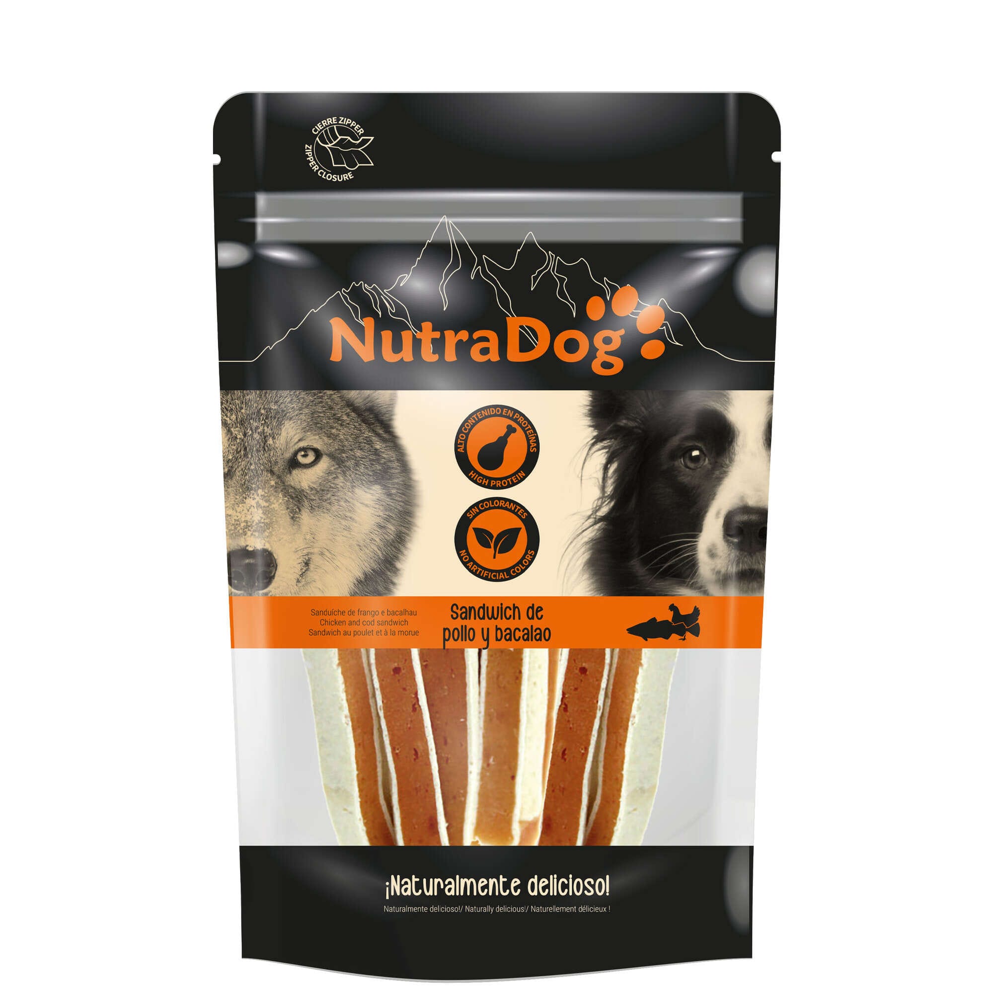 ntd1041-snack-sandwich-de-pollo-y-bacalao-nutradog_general_14633 SANDWICH POLLO Y BACALAO 350 GRS - Imagen 1