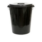 CUBO BIN 100 L. NEGRO C/ TAPA