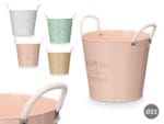 MACETERO ASA BL. ROSA 23 CM - Imagen 2