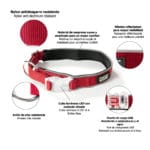 COLLAR LUMINOSO ROJO M 41-51 CM