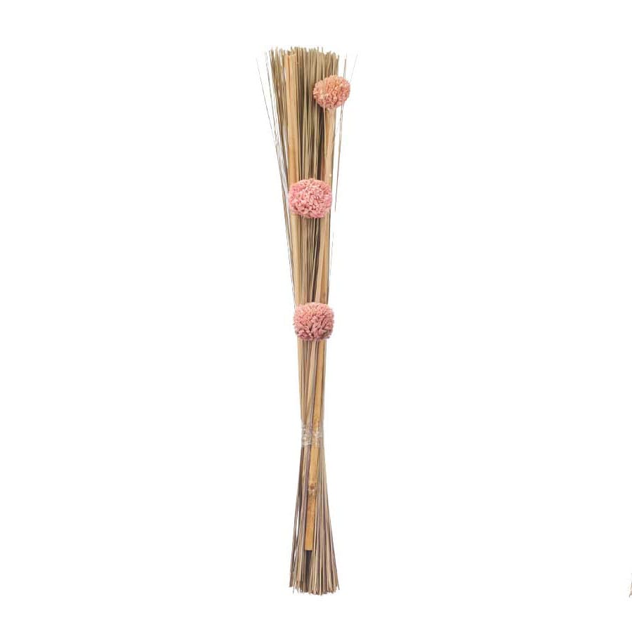 RAMILLETE 3 BOLAS ROSA 60 CM
