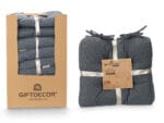 SET 2 COJINES GRIS OSCURO 40X40 - Imagen 3