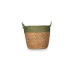 CESTO ASAS REDONDO VERDE 30X25