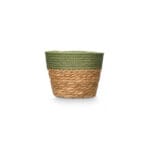 CESTO REDONDO VERDE 17X14