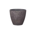 MACETA CONICA NEGRO 33X29 CM